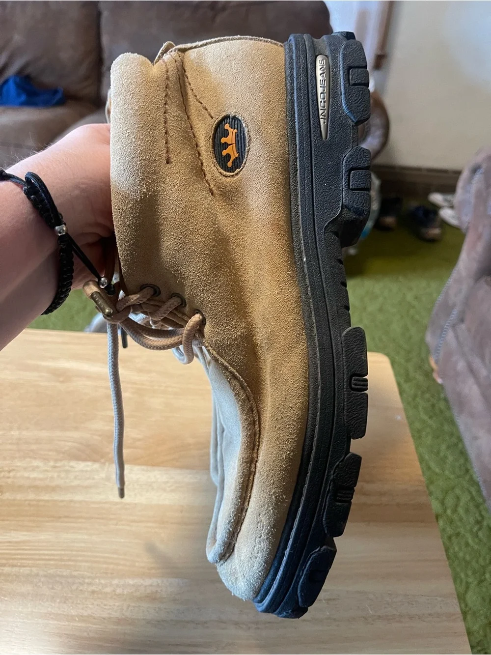Vintage JNCO Jeans Ikon Suede Chunky Boots Shoes Wallaby Rare Men 11 Woman’s 13